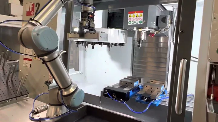Barstock Betty loading a Haas VF-2 at Skinner Sights
