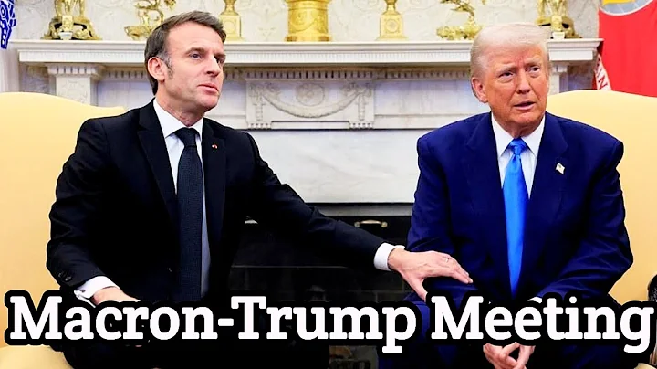 Macron interrupts Trump, Clarifies How Europe Gave Money To Ukraine | Macron And Trump Meeting
