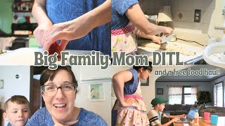 Big Family Mom DITL and a Free Food Haul!