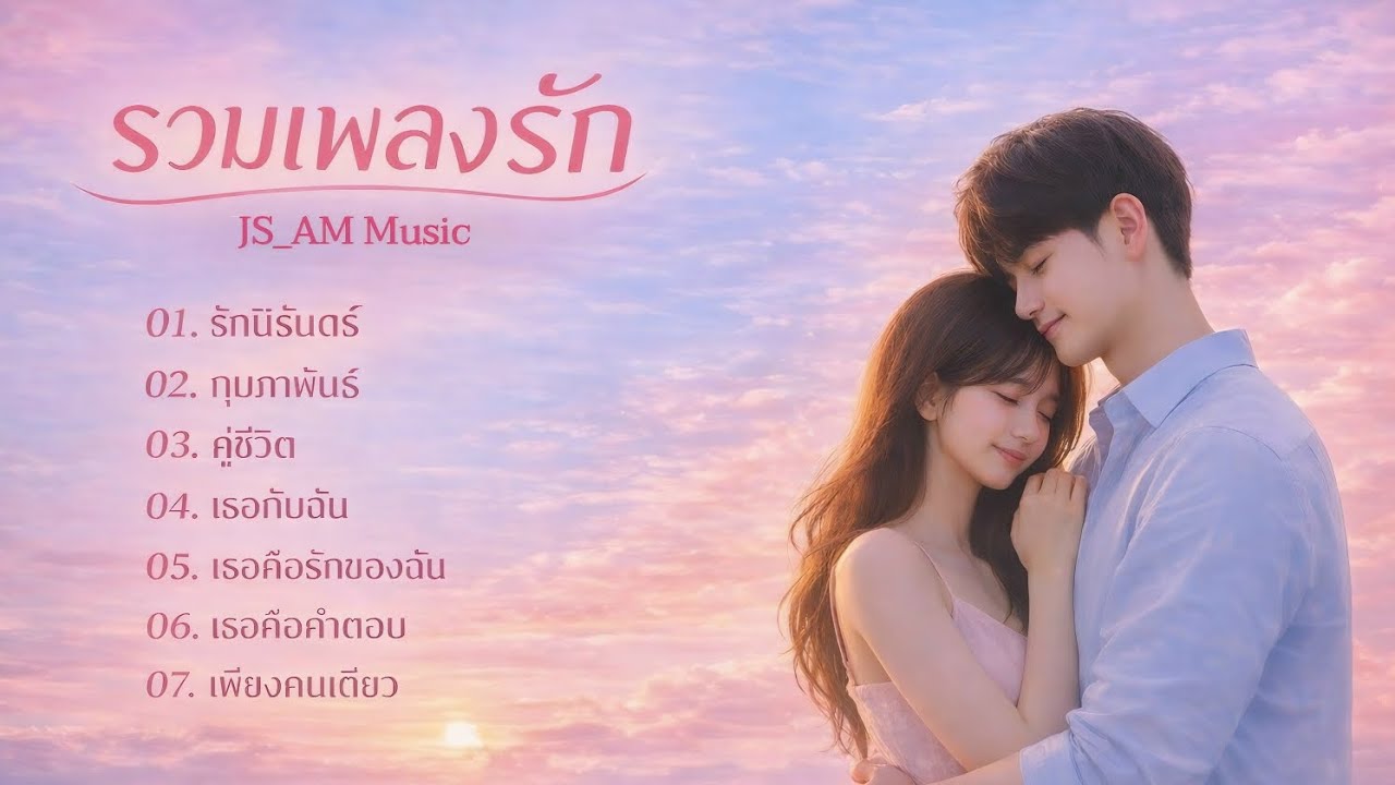 รวมเพลงรักหวาน ๆ โรแมนติก 💖 ฟังต่อเนื่อง | Thai Love Songs Collection 💖 | JS_AM Music