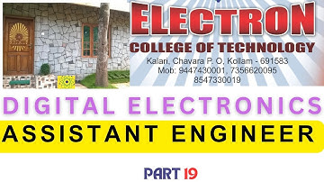 POLYTECHNIC LECTURER (EC)/ASSISTANT ENGINEER /ASSISTANT PROFESSOR/  DIGITAL ELECTRONICS   PART 19