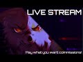 Working on commissions !! [Music ON]