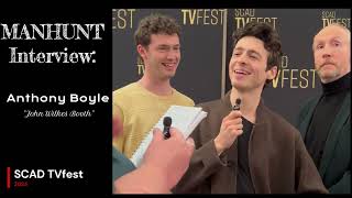 Interview with Manhunt actor Anthony Boyle who portrayed John Wilkes Booth