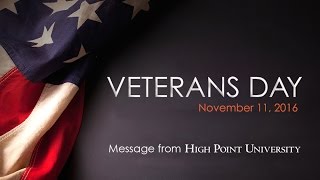 Veterans Day Celebration 2016 | High Point University