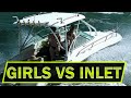 GIRLS VS THE MOST DANGEROUS INLET IN FLORIDA ! Boats at Jupiter Inlet