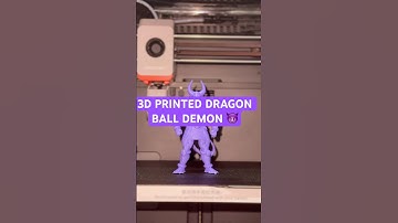 Dragon Ball Z 3D Print Timelapse | 10 Hours in 30 Seconds | 3D Printer Anime Figure Build 😈