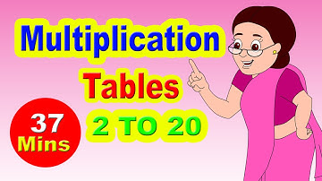 Multiplication Table I Maths Tables From 2 to 20 | Learn Numbers For kids I Easy Way To Learn Tables