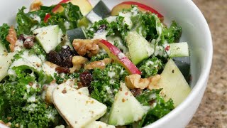 Kale Salad with Homemade Dressing | The Simple Way