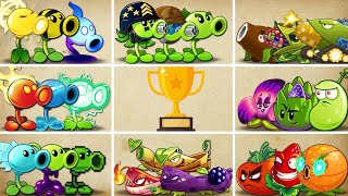 Tournament 8 Team Pea & Other Plants - Who Will WIn? - Pvz 2 Team Plant vs Team Plant