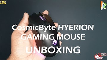 Cosmic Byte Hyperion Wireless Gaming Mouse | UNBOXING & REVIEW WITH RGB LIGHTING EFFECTS