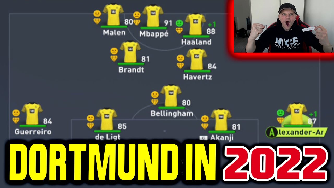 SPRINT TO GLORY: DORTMUND in 2022 (91 MBAPPE) 🔥 FIFA 22 BVB Career Mode/Modo Carrera/Karrieremodus