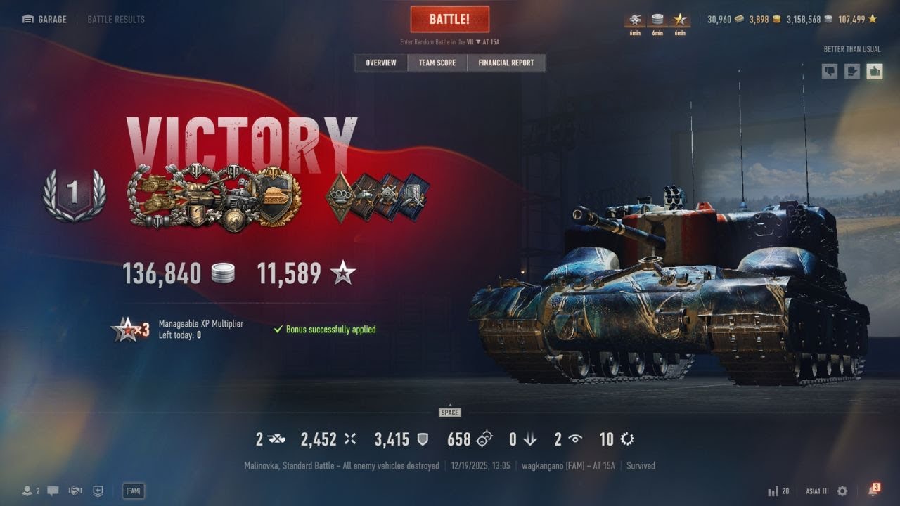 AT 15A • 2.4K DMG • 3.4K Blocked • Full Gameplay