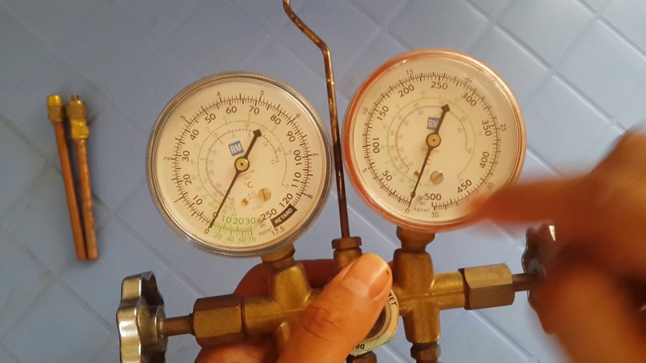 اسهل طريقه لفهم الارقام على كيجات شحن غاز التكيف -   مقطع 1