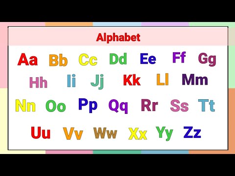 ABC ALPHABET LOWERCASE AND UPPERCASE LETTERS