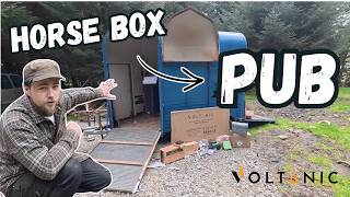 Converting a Horse Box into a Traditional English Pub | Floors, Paint &amp; Cabinetry