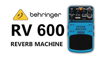 Behringer RV600 Reverb Machine - Stereo Demo