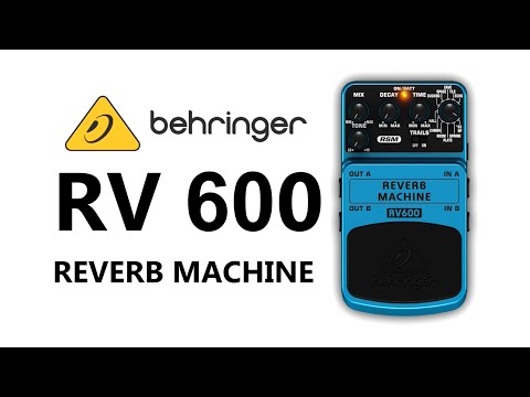 Behringer RV600 Reverb Machine - Stereo Demo