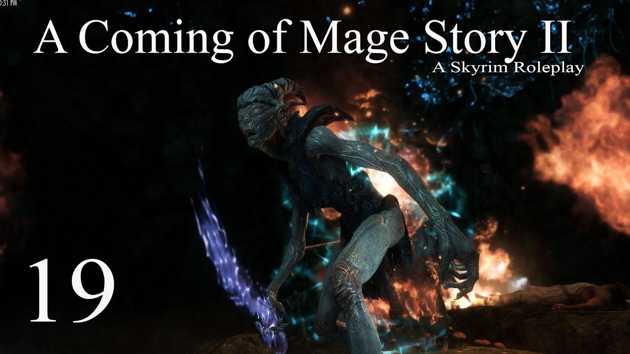 Skyrim Roleplay: A Coming Of Mage Story Ep.19 Chilling in the Depths