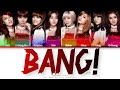 After School (アフタースクール) Bang! (Japanese Ver.) Color Coded Lyrics (Kan/Rom/Eng)