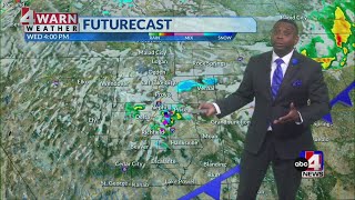 Warm and dry to start the week with a pattern change on the way