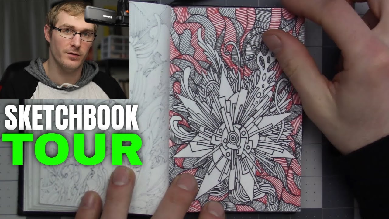 Flipping Through My Full Sketchbook (tour) Unidentified Sketchbook