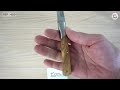 Video: 4091 CUDEMAN MESSER OLIVENBAUM 11CM EDELSTAHL 4091