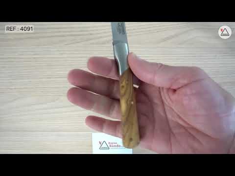 4091 CUDEMAN MESSER OLIVENBAUM 11CM EDELSTAHL 4091 Video