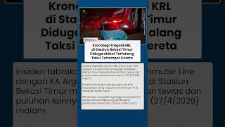 Penyebab Tragedi KRL di Stasiun Bekasi Timur Diduga Libatkan Taksi Tertemper Kereta di JPL 85