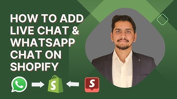 How To Add Live Chat & WhatsApp Chat on Shopify | Shopify Inbox Tutorial 2023