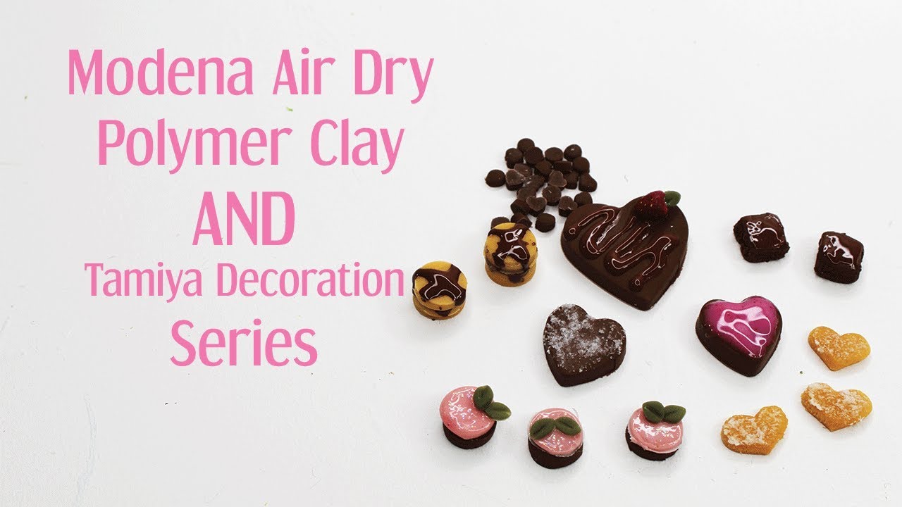 Modena Air Dry Polymer Clay and Tamiya Decoration Series Review YouTube