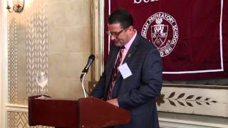 Martin Joyce '84 at the 2015 Alumni-Senior Breakfast