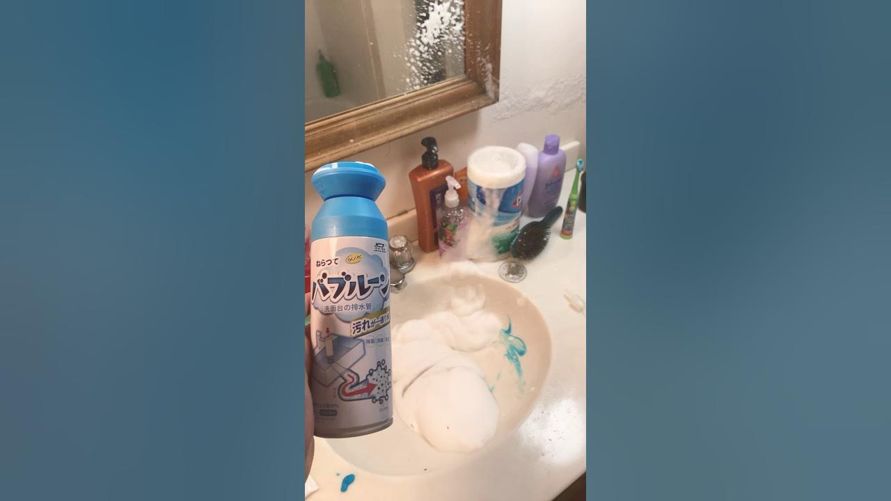 Herios Drain Foam Cleaner Vs Bathroom Sink Review. Your better off
