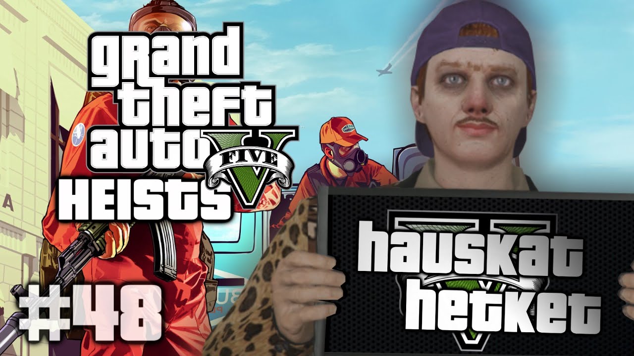 Hauskat Hetket #48 | GTA V Heists (Plane, Bus & Station)