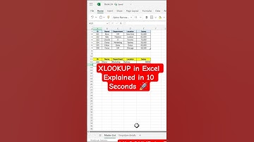 XLOOKUP in Excel Explained in 10 Seconds 🚀 | Excel Pro Tips