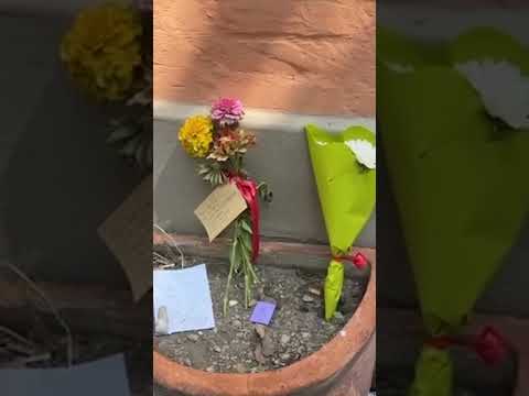 Video Via Paolo Fabbri si riempie di fiori e ricordi per Guccini: l'omaggio dei fan al cantautore bolog