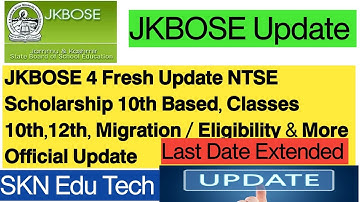 𝗝𝗞𝗕𝗢𝗦𝗘 𝟰 𝗙𝗿𝗲𝘀𝗵 𝗨𝗽𝗱𝗮𝘁𝗲 𝗡𝗧𝗦𝗘 𝗦𝗰𝗵𝗼𝗹𝗮𝗿𝘀𝗵𝗶𝗽 𝟭𝟬𝘁𝗵 𝗕𝗮𝘀𝗲𝗱, 𝗖𝗹𝗮𝘀𝘀𝗲𝘀 𝟭𝟬𝘁𝗵,𝟭𝟮𝘁𝗵, 𝗠𝗶𝗴𝗿𝗮𝘁𝗶𝗼𝗻 / 𝗘𝗹𝗶𝗴𝗶𝗯𝗶𝗹𝗶𝘁𝘆