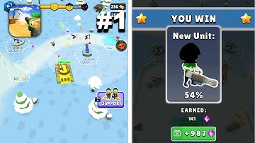 Base Defence: Army Rush - New Release - Hyper Hybrid Casual - Gameplay Walkthrough (iOS & Android)