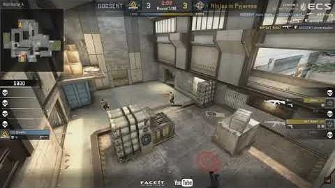 NiP vs GODSENT - ECS S 3 Europe de_cache