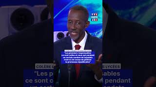 Colère Lycéenne Et Blocage Des Lycées Le Maire De Saint-Denis, Bally Bagayoko, Réagitlci