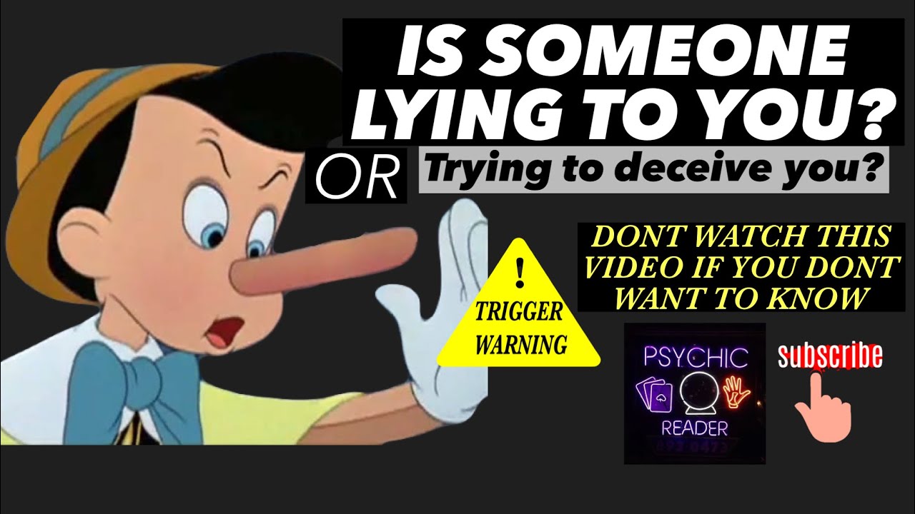 👀IS SOMEONE LYING OR DECIEVING U? After watching this U WILL KNO! # ...