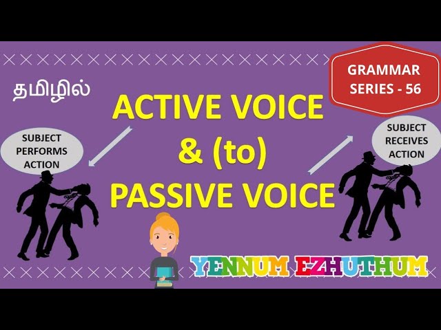 Active Voice And Passive Voice In Tamil | How To Change From Active Voice  To Passive Voice | Gs 56 - Youtube