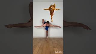 Casual Lift into Mahavatar Narsimha pose 🗿 #yoga #shorts #fitness #viralvideo #mobility #motivation