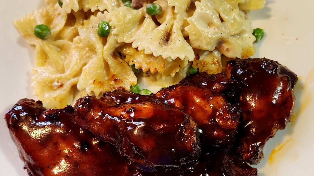 Baked Barbecue Chicken Wings & Drummies YouTube