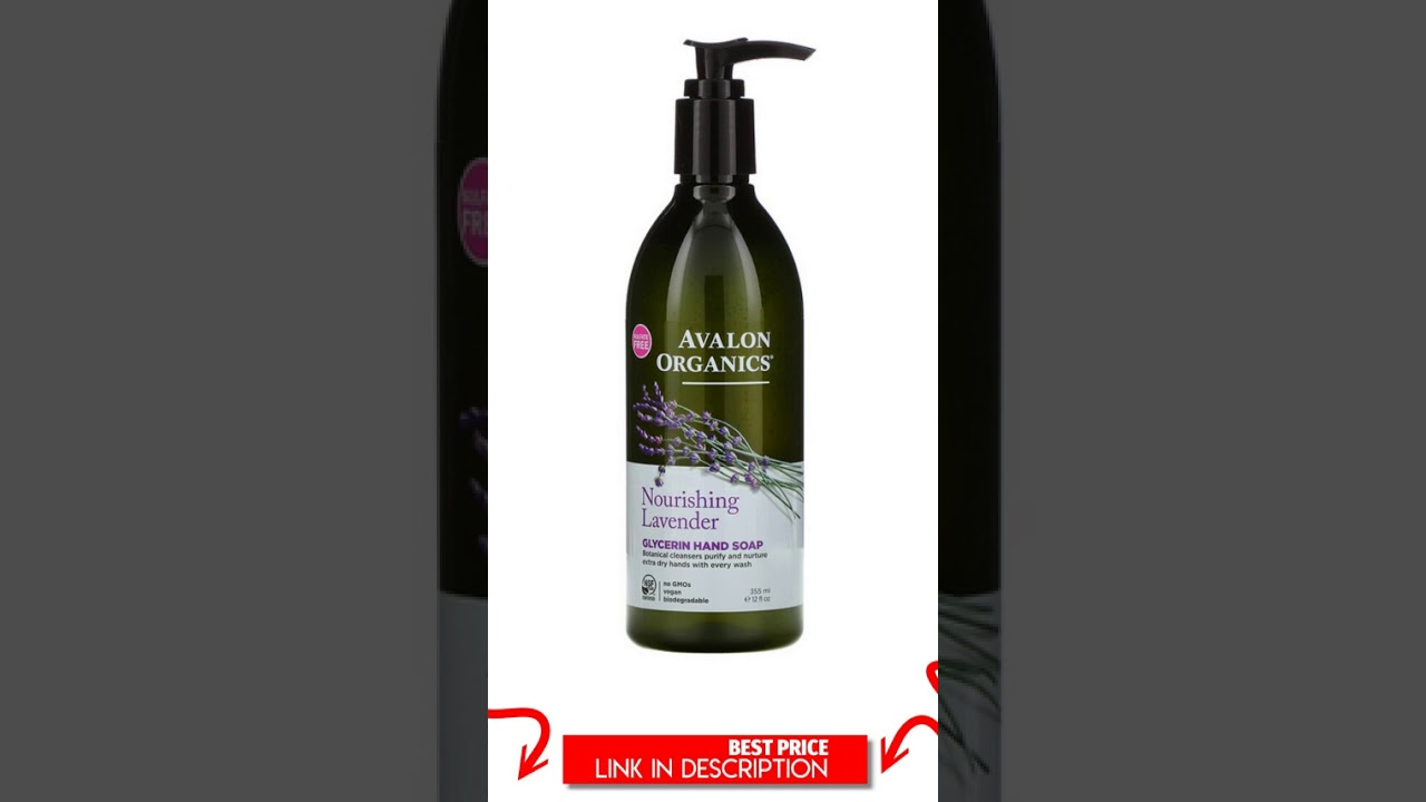 Avalon Organics, Glycerin Hand Soap, Nourishing Lavender, 12 fl oz (355 ml)