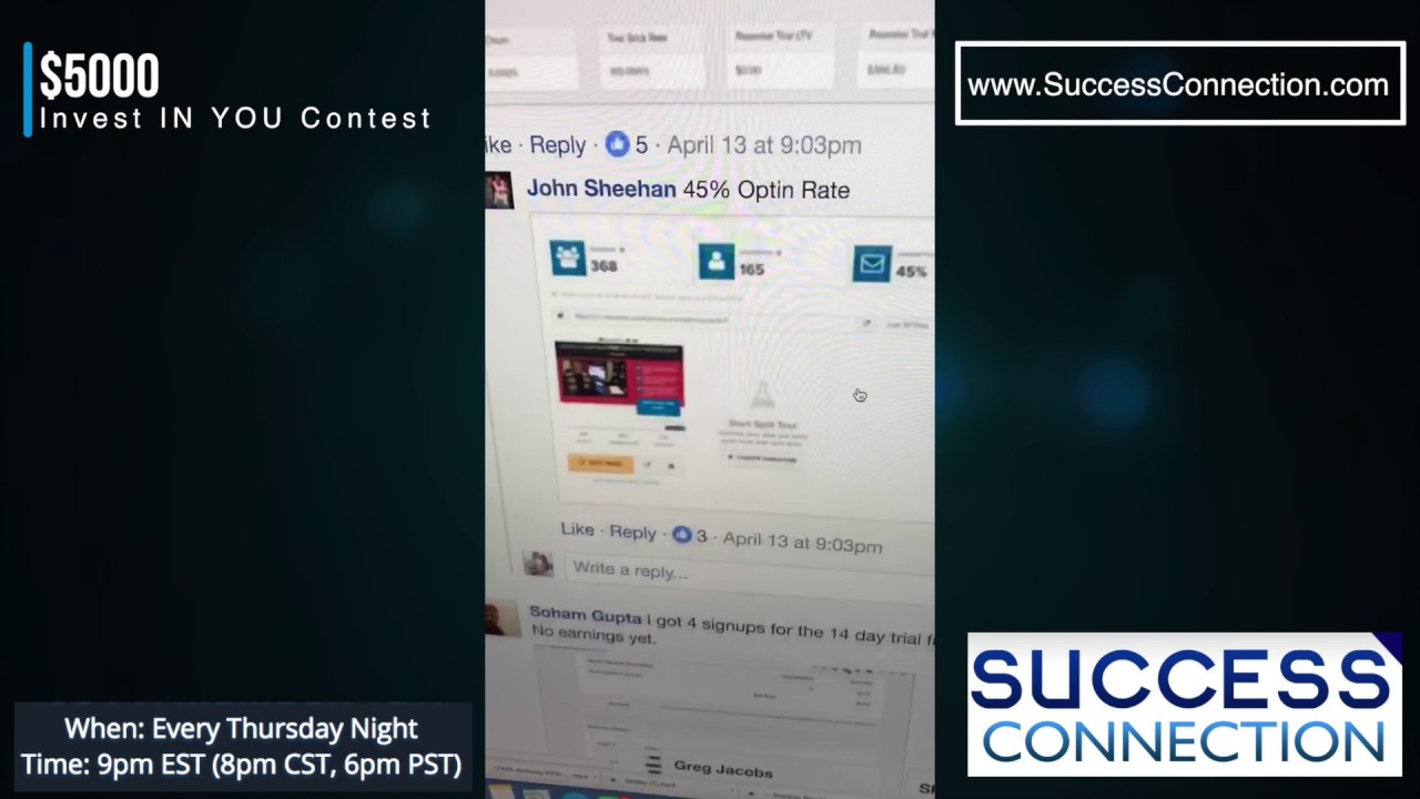 Success Connection - Anthony Morrison Invites You