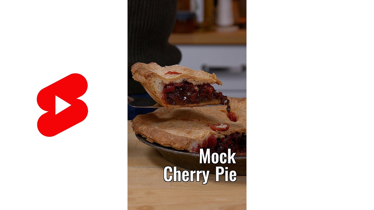 Mock Cherry Pie Recipe #Shorts | Glen And Friends Cooking