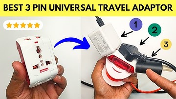 Best 3 pin travel adapter india ✅ 3 Pin Multi Plug Socket ✅3 pin plug connection Universal Adapter
