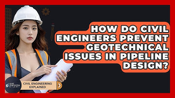 How Do Civil Engineers Prevent Geotechnical Issues In Pipeline Design? - Civil Engineering Explained
