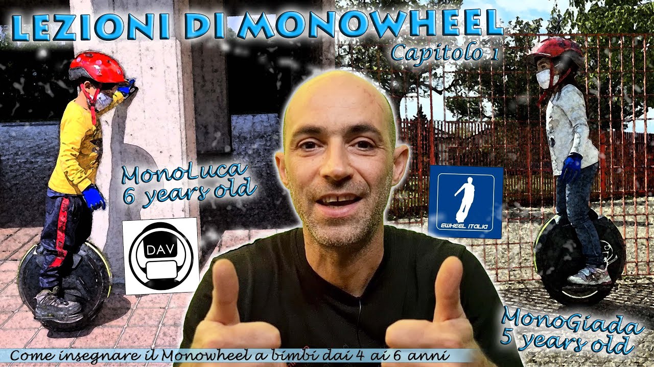Come insegnare il Monowheel a bimbi dai 4 ai 6 anni