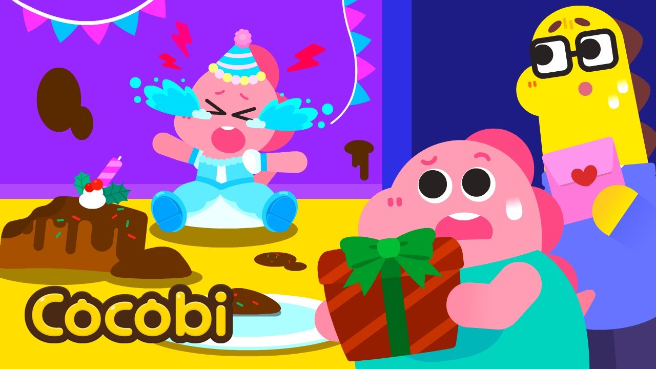 ¡Cumpleaños triste! ¿Dónde están mis amigos?🎂🥺 | Canciones Infantiles | Kids Songs | Cocobi